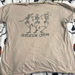 Bowery supply co skeleton crew tee shirt